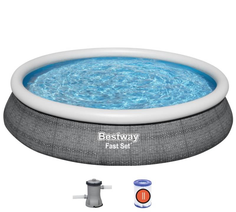 Bestway Fast Set Pool Sæt 457 X  84cm M/Filter Pumpe