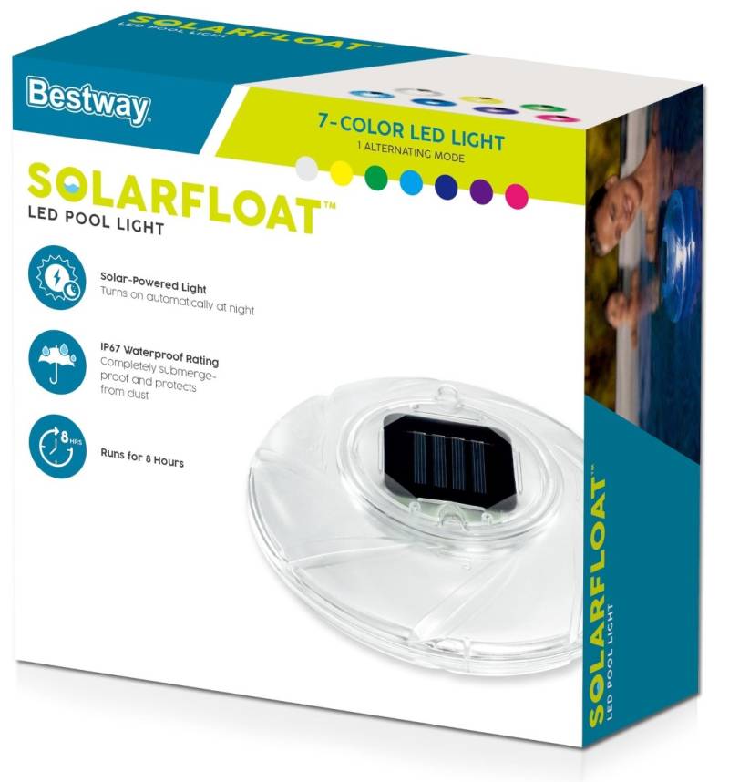 Bestway Solarfloat Sol Led-Lys Til Pool / Spa