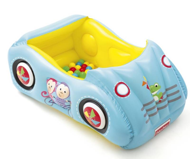 Fisher-Price Racerbil Boldebassin 119 X 79 X 51cm - Bestway