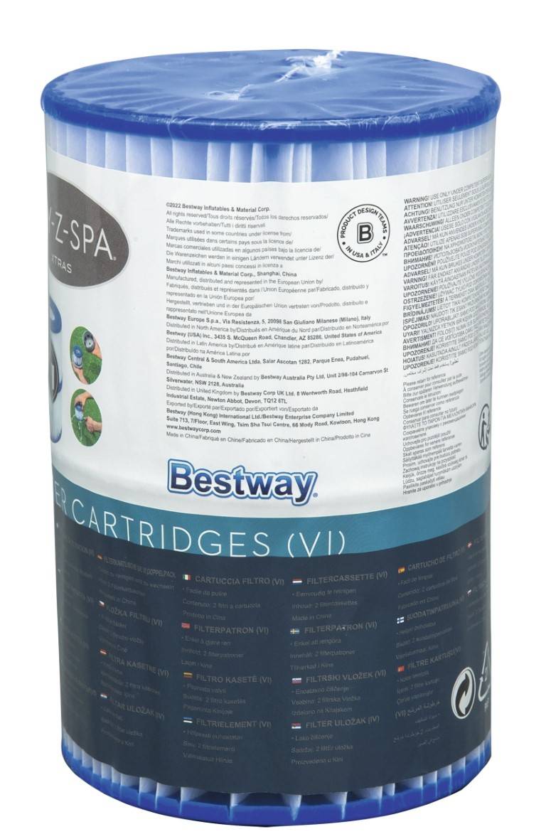 Lay-Z-Spa Filterpatroner Vi (2 Stk.) (bestway Varenr. 60311 Og 58323)