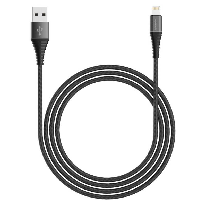 Riversong Alpha S, Usb-A Til Lightning, Flettet Kabel, 1m