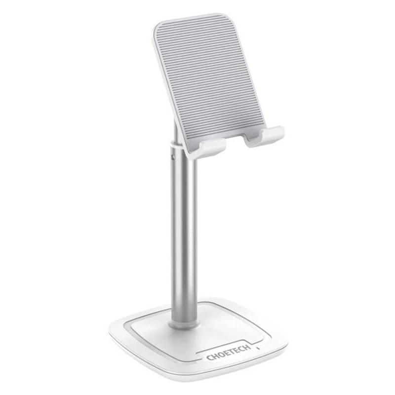 Choetech Universal Mobil Og Tablet Holder I Justerbar Højde, Hvid