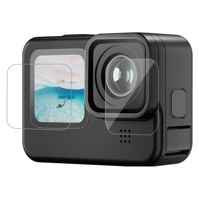 Telesin Hærdet Glas Til Skærm Og Linse Til Gopro Hero 9 Til 12