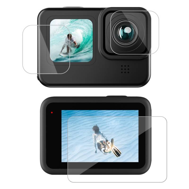 Telesin Hd Skærm- Og Linsebeskytter Til Gopro Hero 9 Til 12