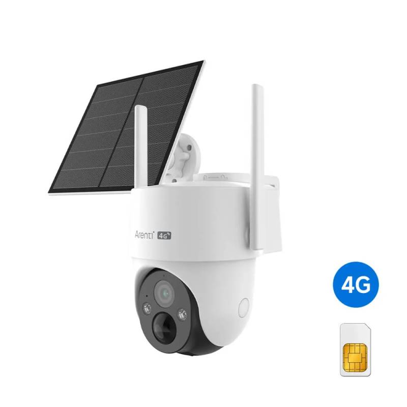 Arenti Go3g 4g Trådløst Kamera Med Batteri Og Solcelle