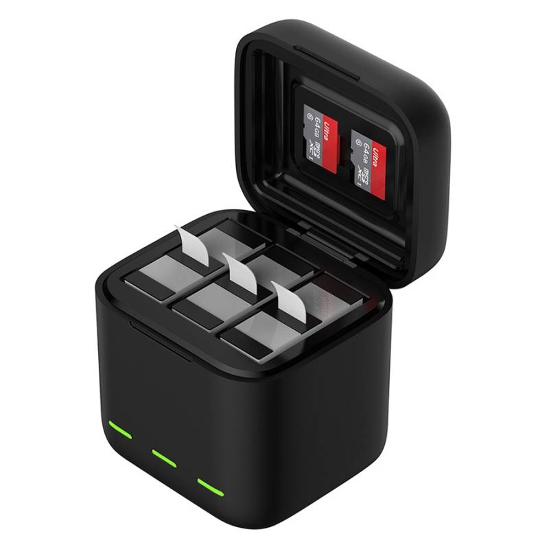 Telesin 3-Slots Opladningsboks Til Gopro Hero 13 Battery