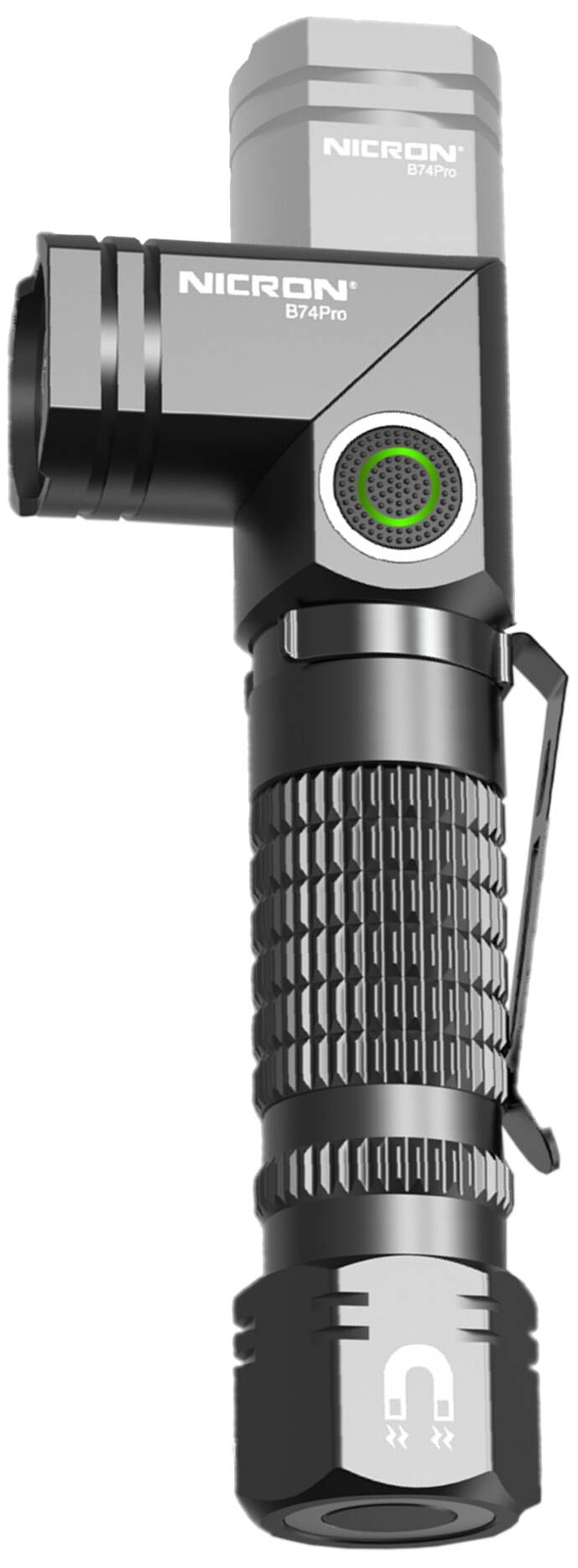 Nicron Mini-Håndlygte B74pro Drejelig 700lm Genopl