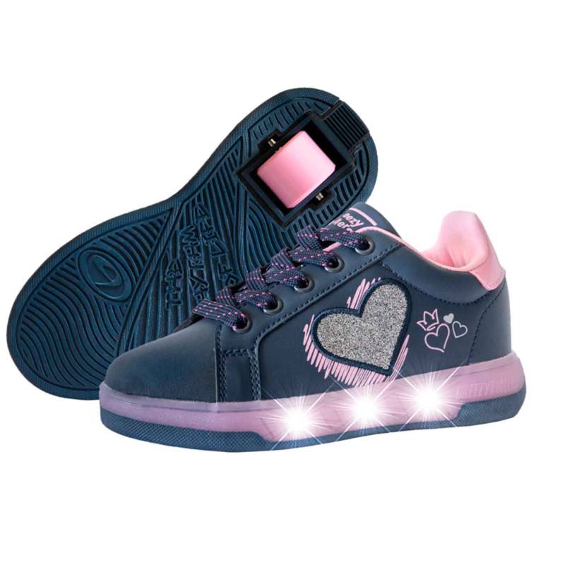 Breezy Rullesko Med Led Purple Rosa