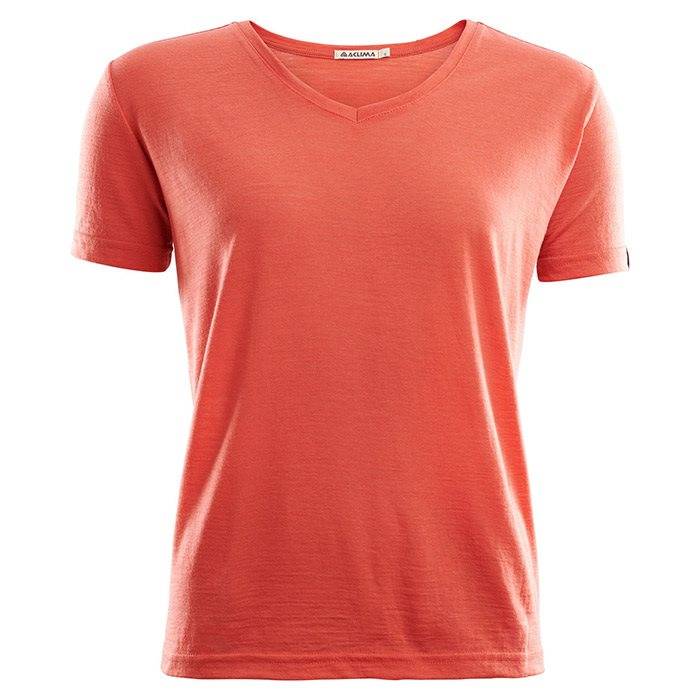 Aclima Lightwool T-Shirt Loose Fit Woman-Burnt Siena-S - T-Shirts