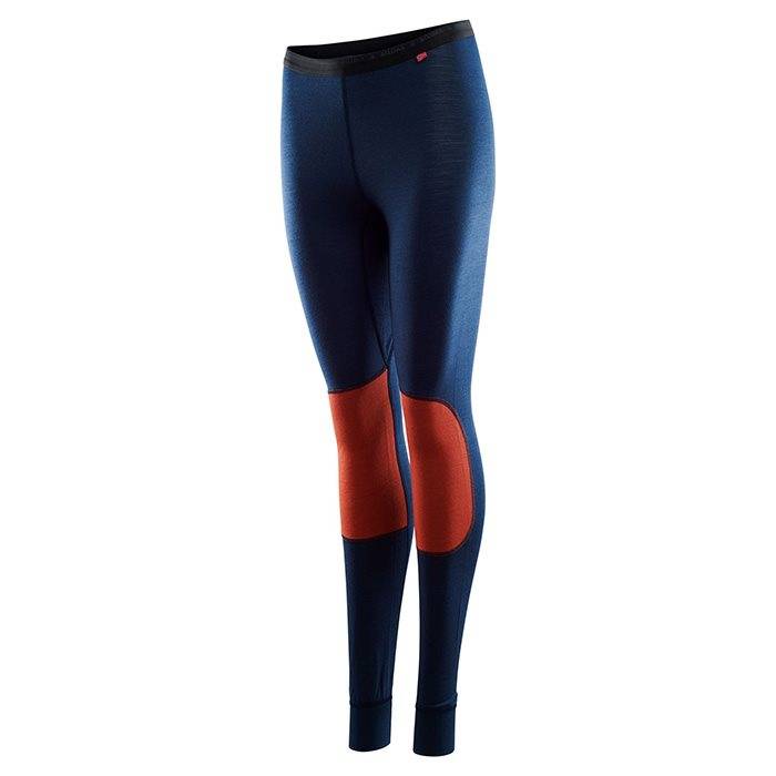 Aclima Lightwool Reinforced Longs Kvinder / Damer, Navy/Red-M - Undertøj