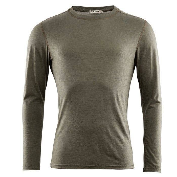 Aclima Lightwool Undershirt Long Herre / Mænd, Ranger Green-2xl - Undertøj