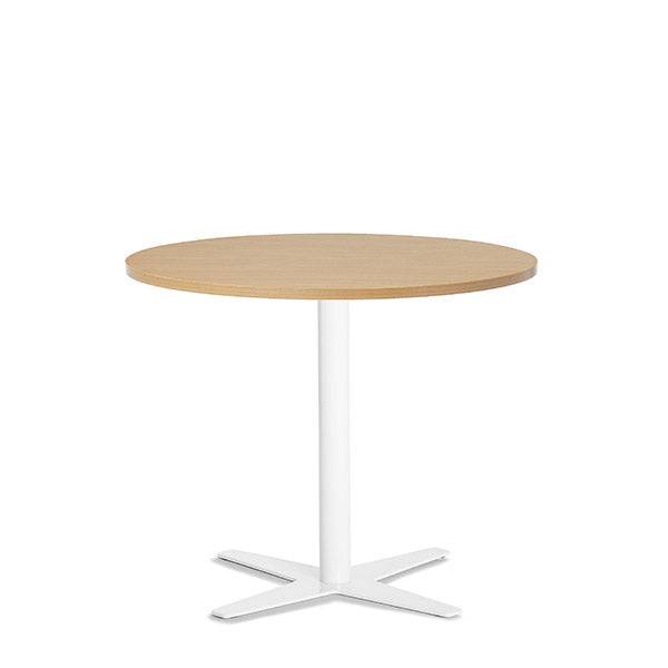 Bord Amy ø900 Mm H752 Mm, Bøg Laminat Hvidt Understel - Sono
