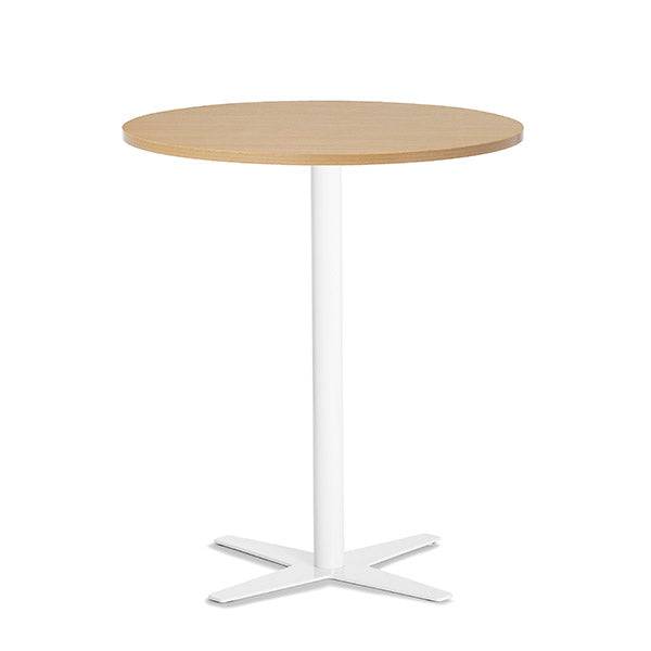 Bord Amy ø900 Mm H1050 Mm, Bøg Laminat Hvidt Understel - Sono