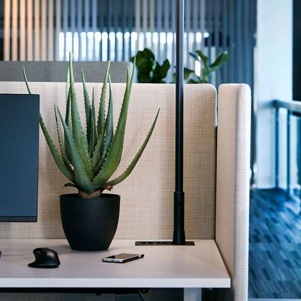 Bordskærm 650x1800 Mm Med Søm Prisgruppe 1 - Sono