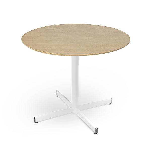 Bord Cruzo ø1200 Mm, Bøg Med Hvid Med Understel - Sono
