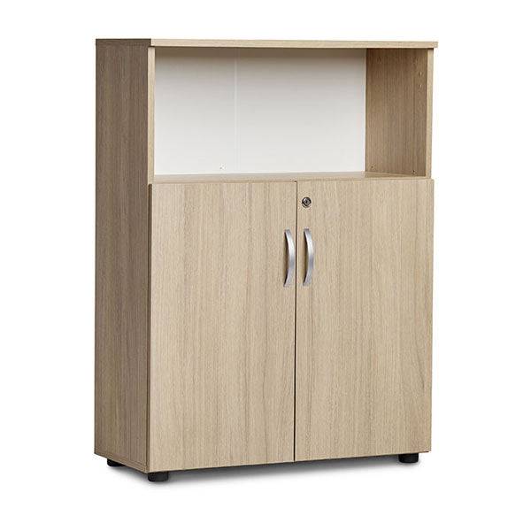 Kontorskab Ekoflex 800x1090 Mm, Eg Med Lave Døre - Sono