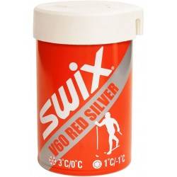 Swix V60 Red/Silver Hardwax 0/+3c, 43g - Skiudstyr