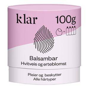 Klar Balsambar M. Hvid Hvede Og ærteblomst - 100 G.