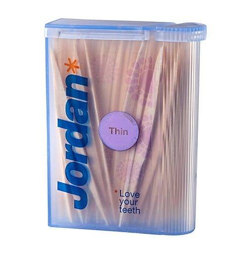 Jordan Wood Dental Sticks Thin Duo 200 Stk