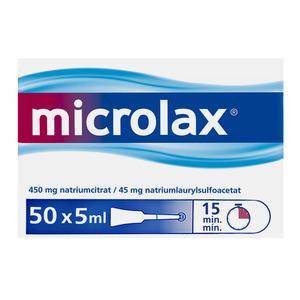 Microlax Rektalvæske - 50 Tuber