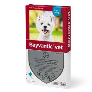 Bayvantic Loppemiddel Til Hunde 4-10 Kg - Bayvantic Vet