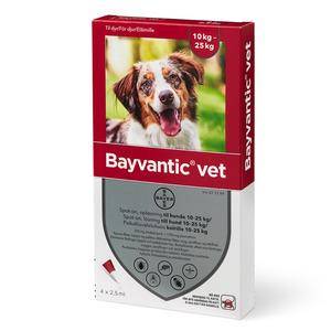 Bayvantic Loppemiddel Til Hunde 10-25 Kg - Bayvantic Vet