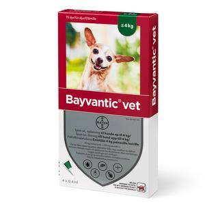Bayvantic Loppemiddel Til Hunde Under 4 Kg - Bayvantic Vet