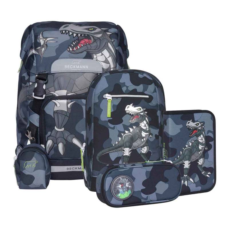Beckmann Skoletaske 22l Camo Rex, Sæt Af 6 Dele