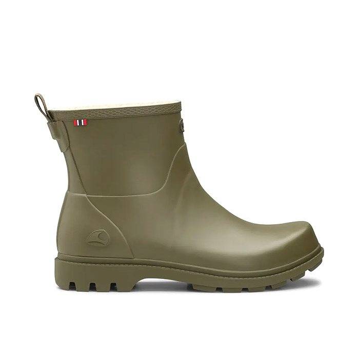 Viking Noble Kvinder / Damer Lav Gummistøvle, Olive-38 - Gummistøvler