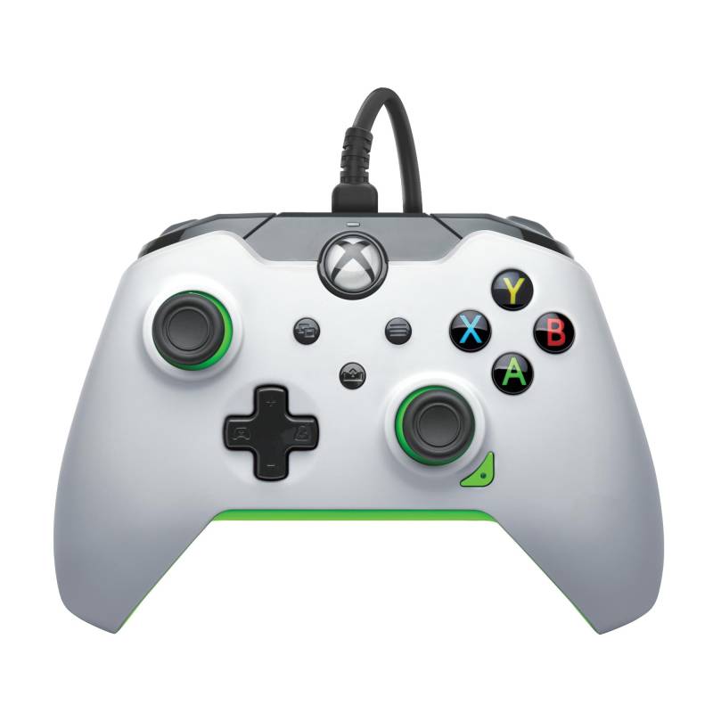 Pdp Kablet Controller Xbox Series X White - Neon (grøn) - Geekd.dk