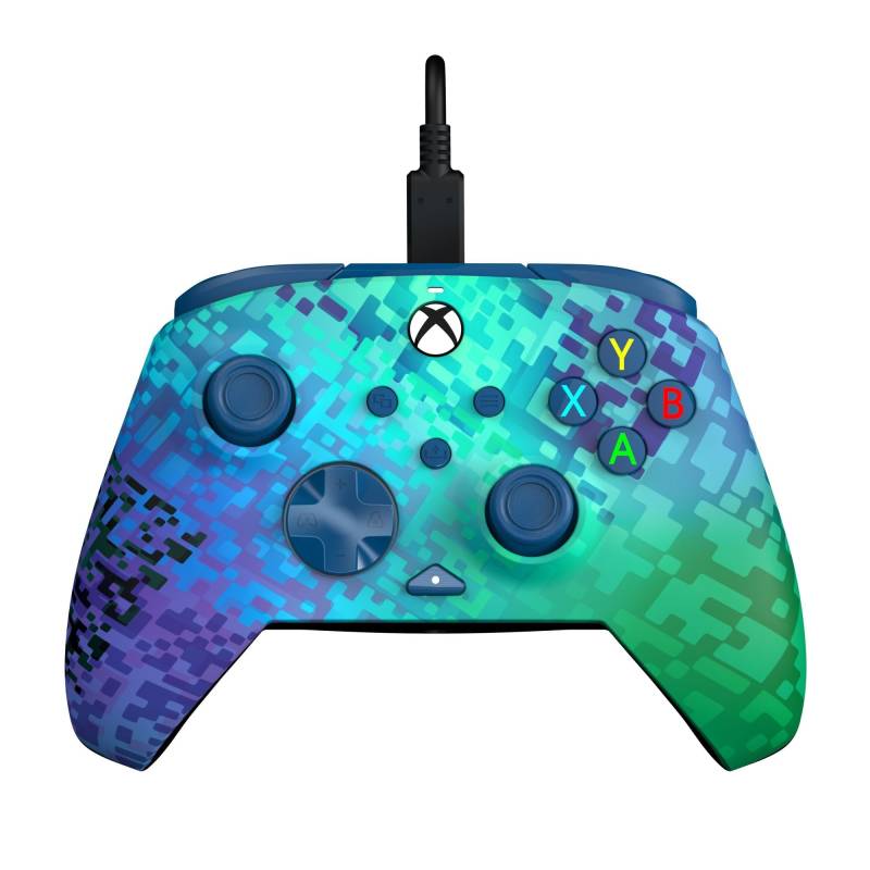 Pdp Rematch Kablet Controller - Glitch Grøn - Geekd.dk