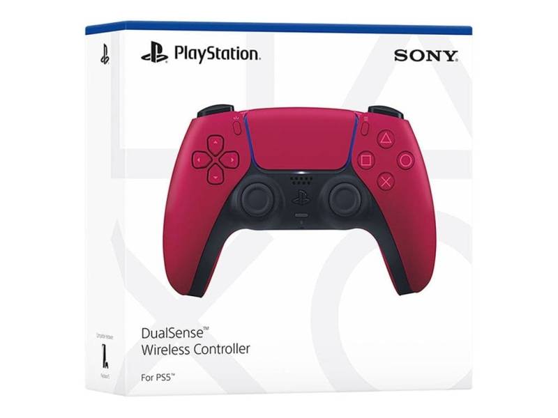 Sony Dualsense Gamepad Sony Playstation 5 Sort Rød Controller - Geekd.dk