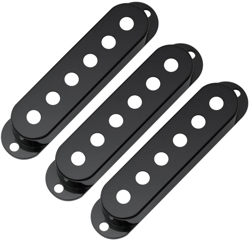 Fender Pickup Covers Stratocaster - Sort