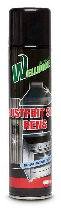 Well Done Rustfrit Stålrens - Rengøringsmidler - Well Done Danmark