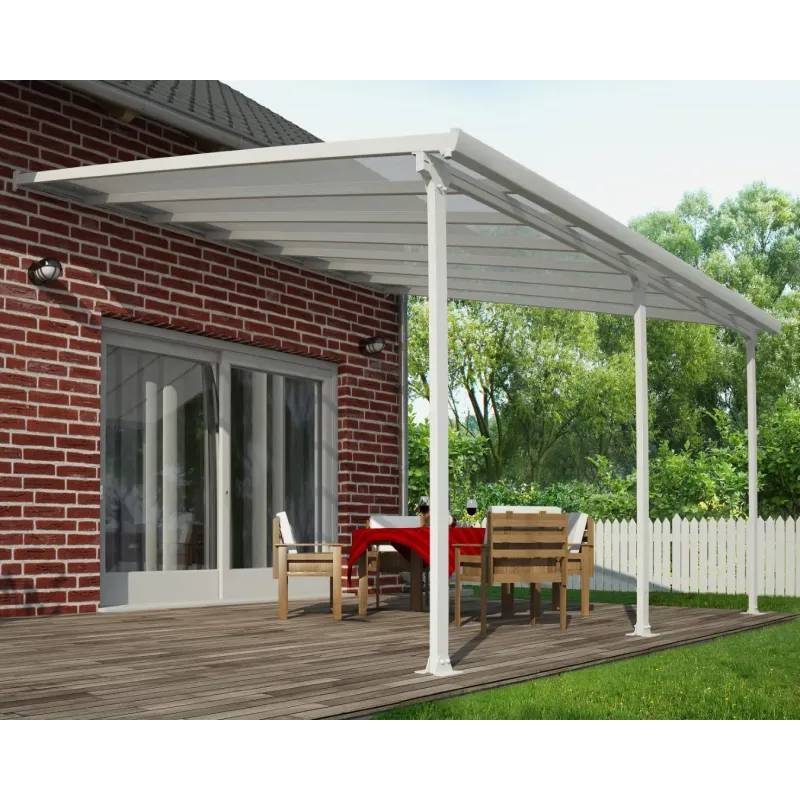 Palram - Canopia Feria Terrasseoverdækning 4x4,2 M, Hvid - 540-032 - Canopia By Palram