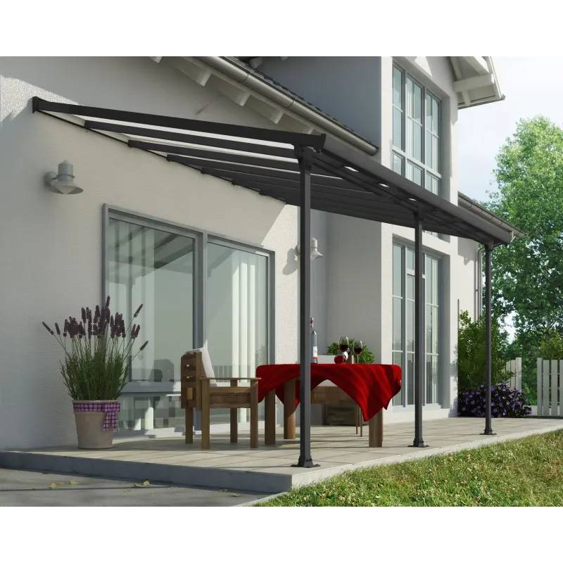 Palram - Canopia Feria Terrasseoverdækning 12,5 M2 Grå - Canopia By Palram