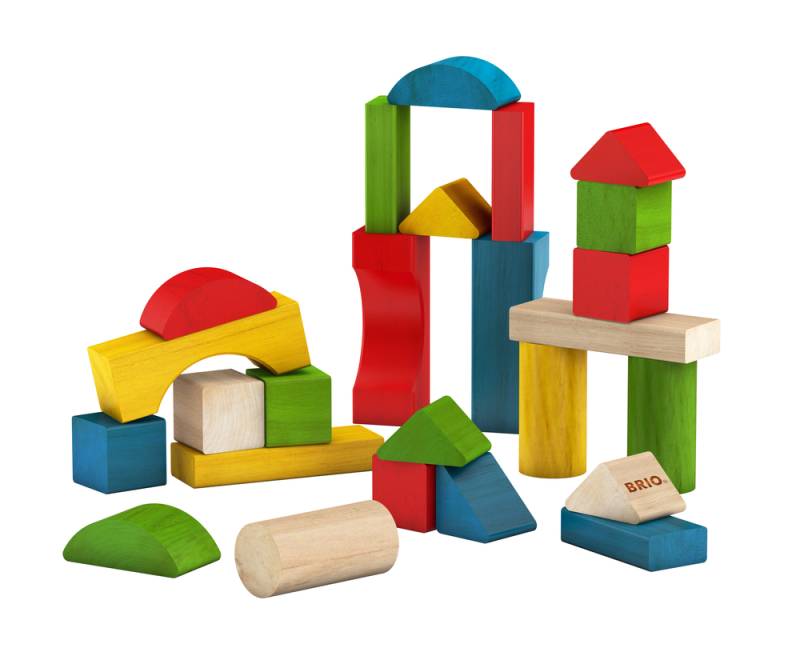 Byggeklodser, Farvede, 25 Stk. - Brio