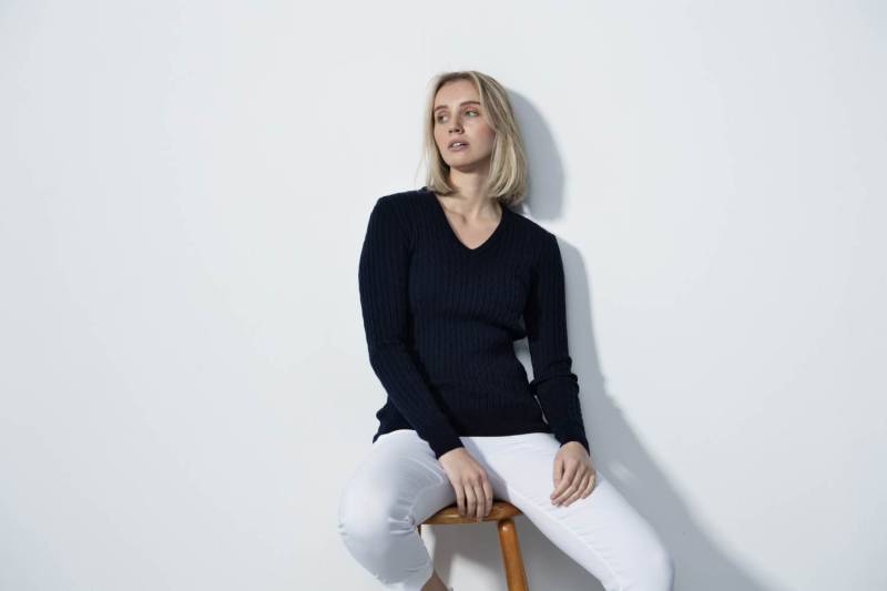 Daily Sports Madelene Dame Pullover - Navy - Str. Xxl