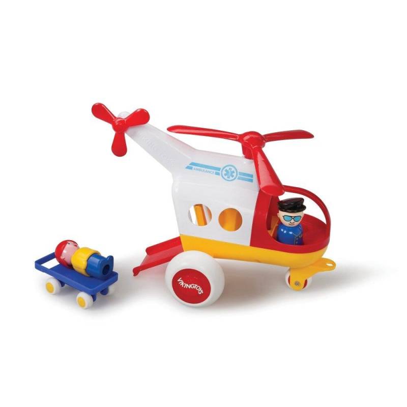 Vikingtoys - Ambulance Bil, Plast 28 Cm