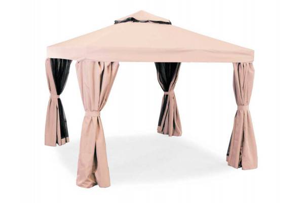 Luxus Pavillon 3x3 Meter Beige