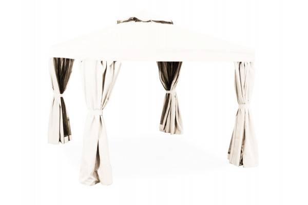 Luxus Pavillon 3x3 Meter - Hvid