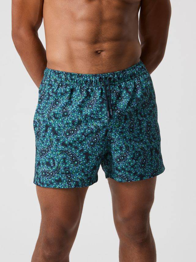 Borg Print Swim Shorts, Bb Wide Stripe 2 - Björn Borg