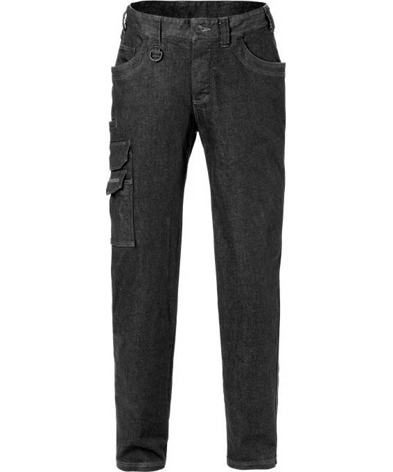 Kansas/Fristads Service Denim Stretch Bukser - Dame (indigo, 46) - Kansas Arbejdstøj