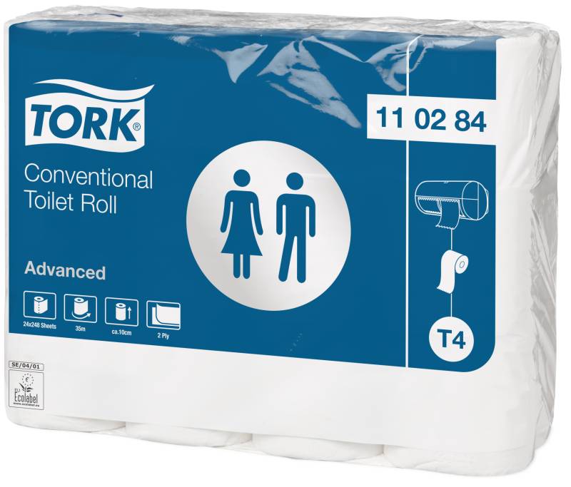 Tork Toiletpapir Advanced T4 34,7mtr, 24 Rl
