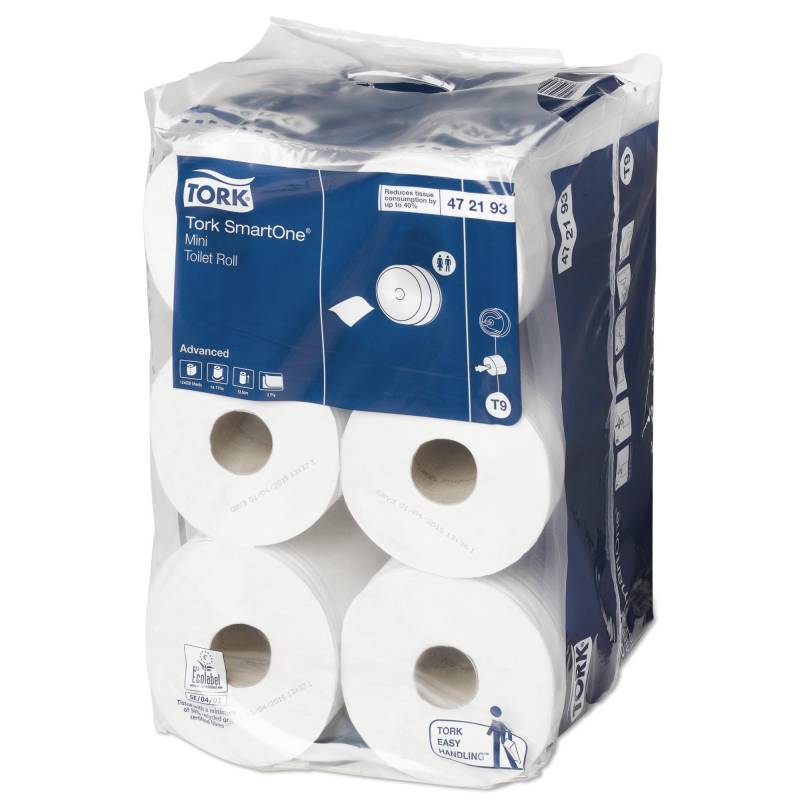 Tork Smartone Mini T9 Toiletpapir (12 Ruller)