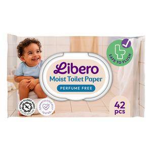 Libero Fugtigt Toiletpapir - 42 Stk.