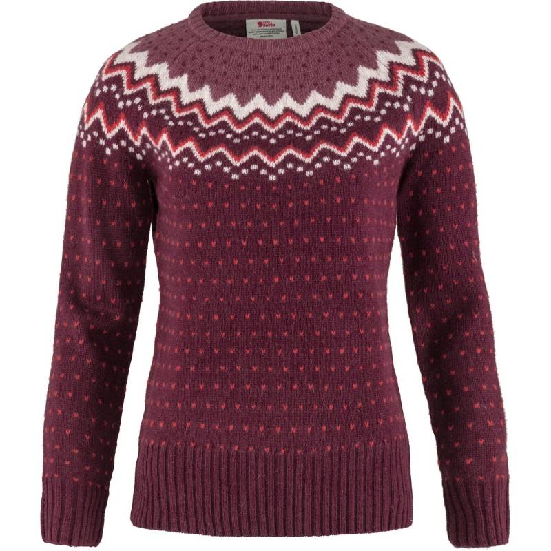 Fjällräven Womens övik Knit Sweater  (rød (dark Garnet/356) Small)