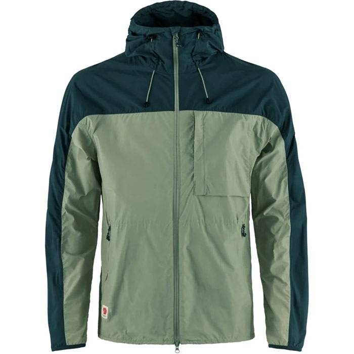 Fjällräven High Coast Wind Jacket Herre / Mænd-Patina Green / Navy-Xl - Jakker