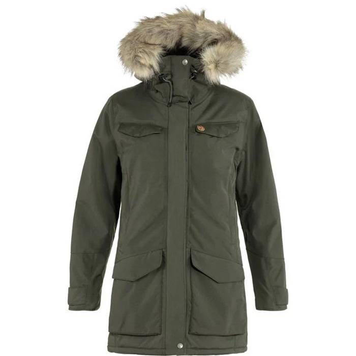 Black Friday: Fjällräven Nuuk Parka Kvinder / Damer-Deep Forest-S - Jakker