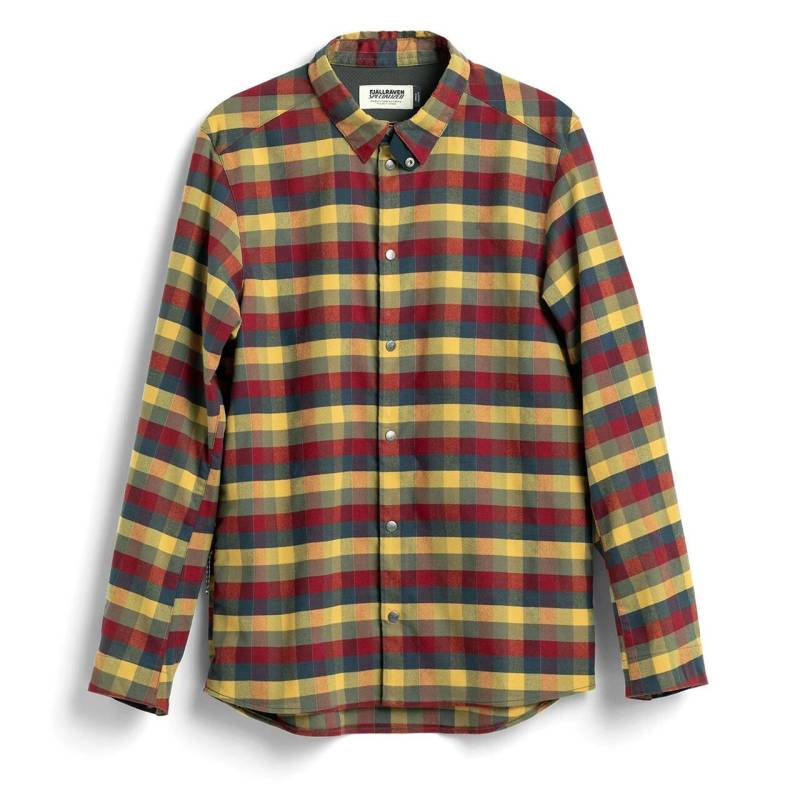Fjällräven Mens S/F Riders Flannel Shirt Ls M (gul (flag Check/701) Small)